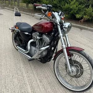2009 09 HARLEY-DAVIDSON XL883C XL 883 C SPORTSTER CUSTOM CRUISER XLH883 - 2k MLS - Image 3