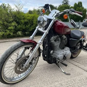2009 09 HARLEY-DAVIDSON XL883C XL 883 C SPORTSTER CUSTOM CRUISER XLH883 - 2k MLS - Image 5