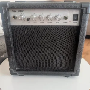 Electric guitar with amp and aux cable - Image 8