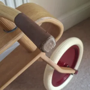 "Brum Brum" Wooden Handcrafted Kids Balance Bike - Image 8