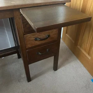 Vintage wooden desk - Image 2