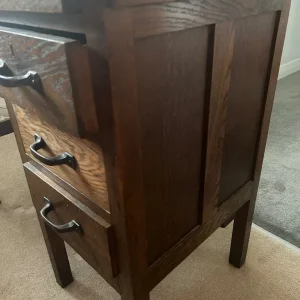 Vintage wooden desk - Image 3