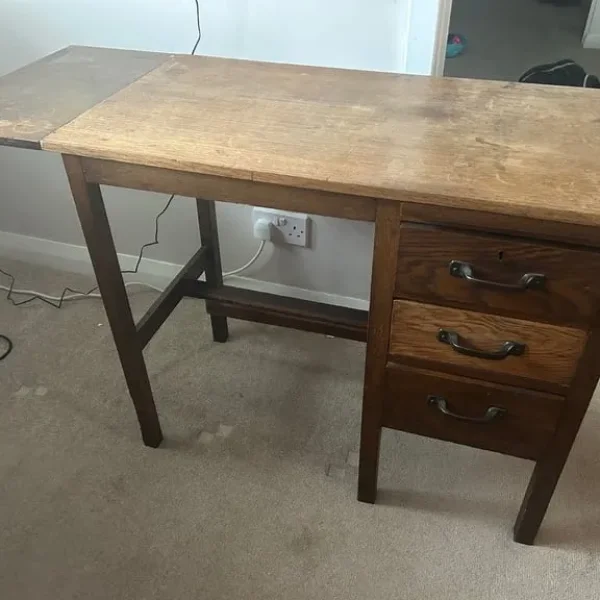 Vintage wooden desk
