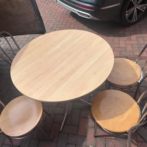 Dining Table with 4 Chairs - Image 3