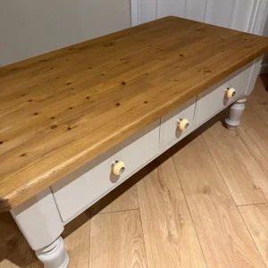 Solid Pine Coffee Table - Image 2