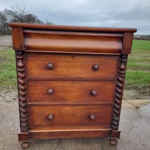 Vintage mahogany Scotch Chest - Image 2