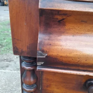 Vintage mahogany Scotch Chest - Image 7