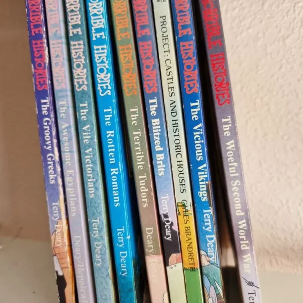 9 Horrible Histories books