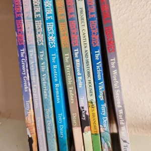 9 Horrible Histories books
