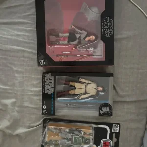 2 black series Rey and Obi Wan 1 40th anniversary Boba Fett and Albus Dumbledore wand