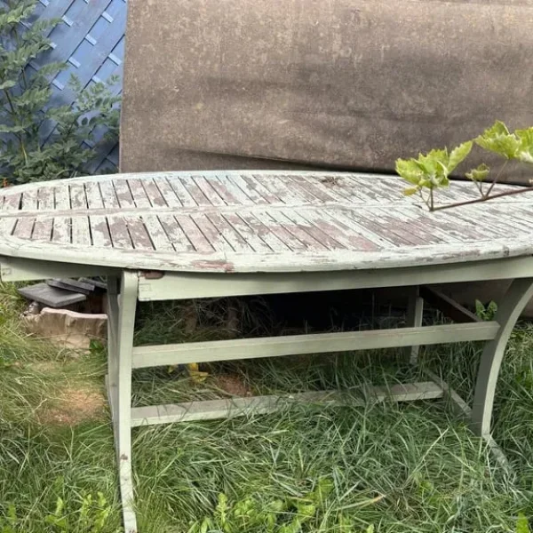 Solid wood table