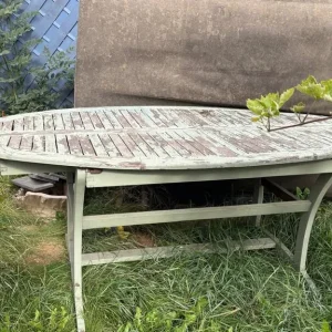 Solid wood table