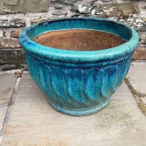 Glazed pot/planter - Image 2
