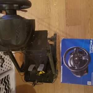 Thrustmaster T300 RS wheel and pedal setup - Image 2