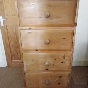 Set of 3 pine chest of drawers - Image 3
