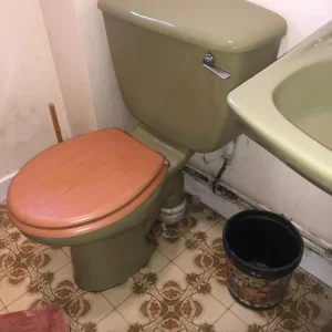 Avocado bathroom suite - Image 4