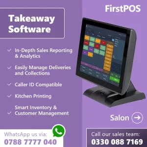 17 Inch Touchscreen EPOS POS Cash Register Till System for Retail, Hospitality, Takeaway and Salon - Image 6