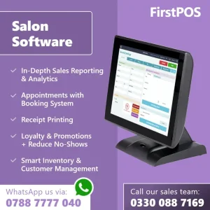 17 Inch Touchscreen EPOS POS Cash Register Till System for Retail, Hospitality, Takeaway and Salon - Image 7