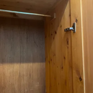 3 Door Pine Wardrobe with 2 Drawers - Image 4