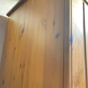3 Door Pine Wardrobe with 2 Drawers - Image 8
