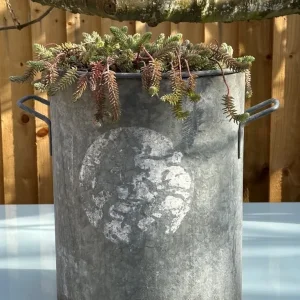 VINTAGE FRENCH GALVANISED DOLLY TUB 1960S - Image 4