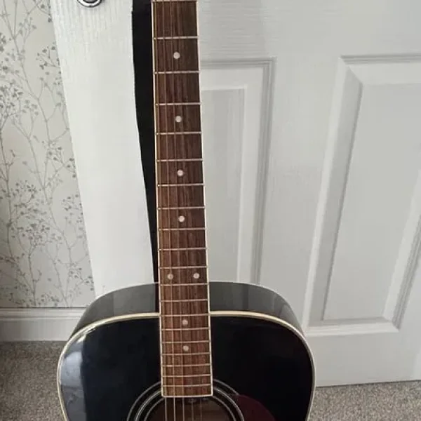 Vintage acoustic guitar