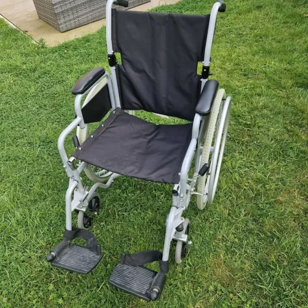 Roma wheelchair with wide seat