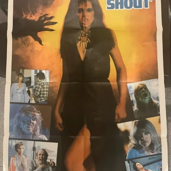 Original 1983 horror movie poster for The Shout