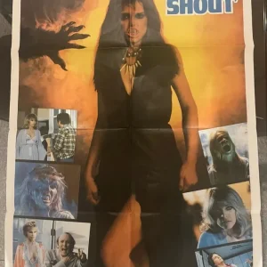Original 1983 horror movie poster for The Shout