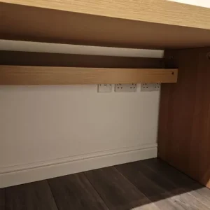 IKEA Malm Oak Veneer Desk with drawer & cupboard FREE DELIVERY 028 - Image 4