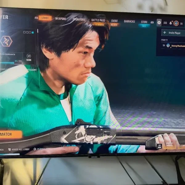 43 inch Samsung crystal smart TV