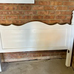 Wooden bed head