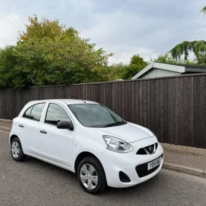 2015 Nissan Micra 1.2 Visia 5 Door Hatchback White - Image 4