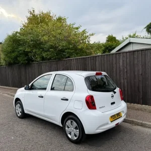 2015 Nissan Micra 1.2 Visia 5 Door Hatchback White - Image 6