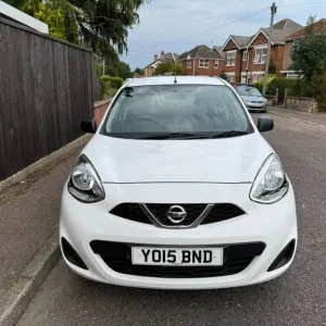 2015 Nissan Micra 1.2 Visia 5 Door Hatchback White - Image 7