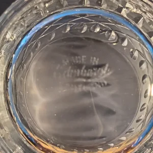 6 vintage crystal "Appin" whisky glasses - Image 3