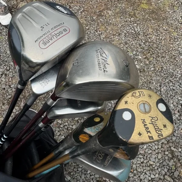Various golf woods
