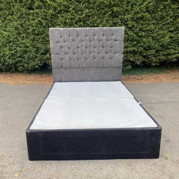 Double bed with mattress