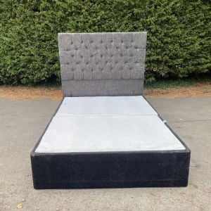 Double bed with mattress