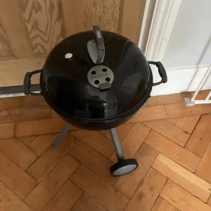 Kids black and grey plastic toy bbq - Image 2