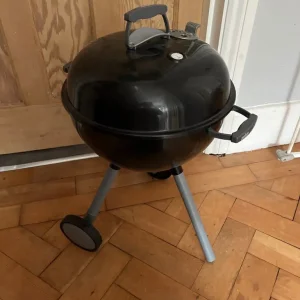 Kids black and grey plastic toy bbq - Image 6