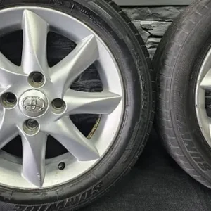 Toyota Genuine 14 inch alloy wheels with 4 x 155 65 R14 tyres - Image 5