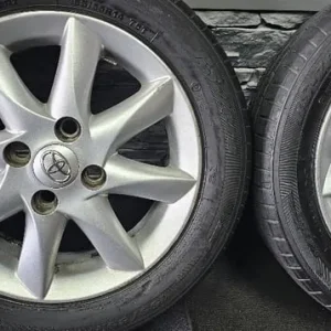 Toyota Genuine 14 inch alloy wheels with 4 x 155 65 R14 tyres - Image 6