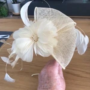 Cream Colour Wedding Fascinator