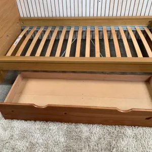 Ikea Luroy Single Bed in Beech with pullout drawer underneath - Image 6