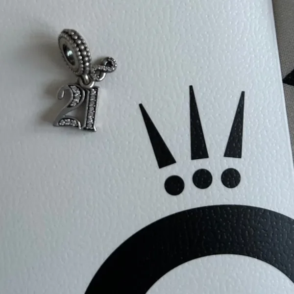 Pandora 21st dangle charm