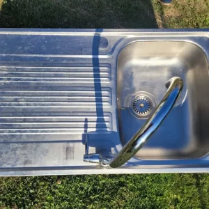 Kitchen sink and tap