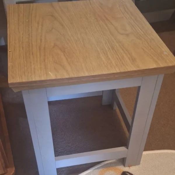 Small wooden side table