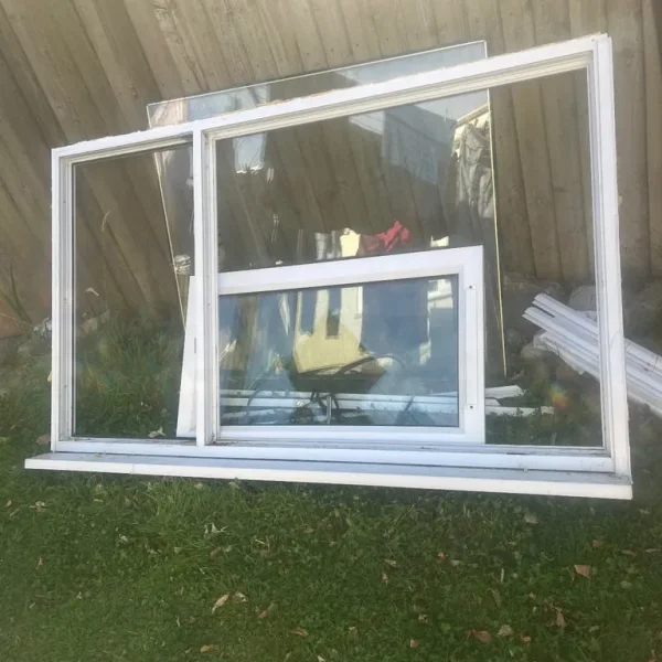 PVC double glazed window