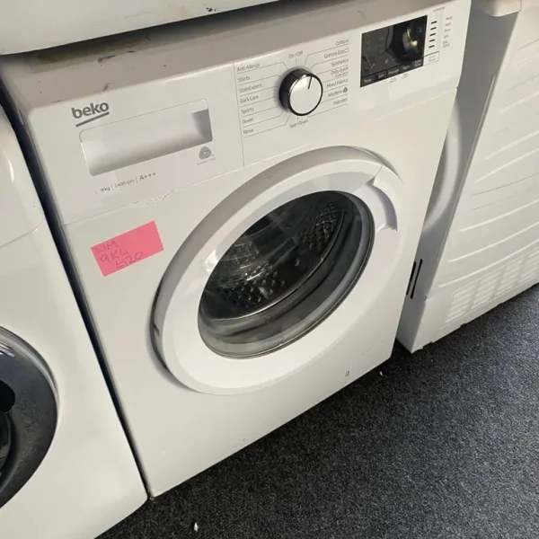 📲9KG DRUM CAPACITY WHITE BEKO WASHING MACHINE